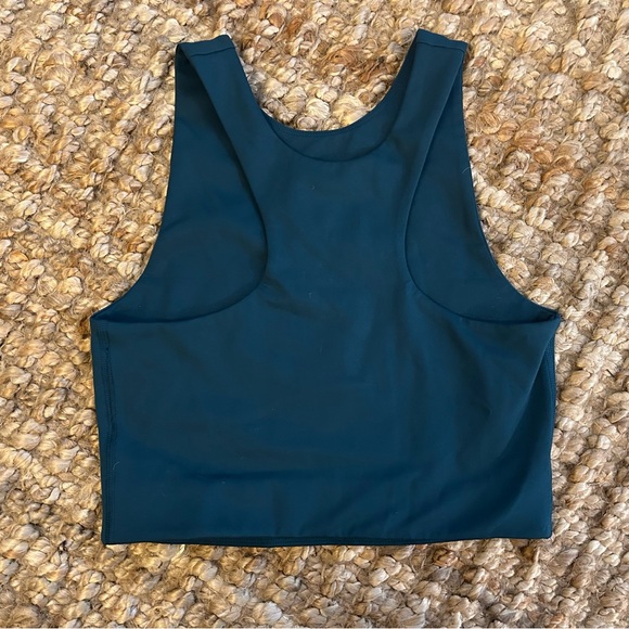 Girlfriend Collective Forest Green Tank Top-women’s size S - Picture 2 of 4